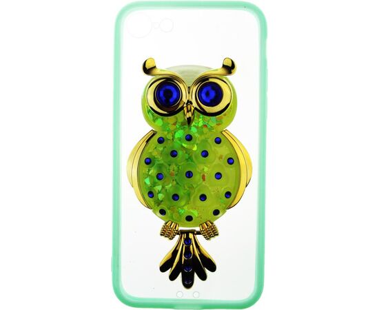 Придбати Чехол-накладка TOTO TPU Case Decorative Stones iPhone 7/8/SE 2020 Owl Green, image , зображення 2, характеристики, відгуки