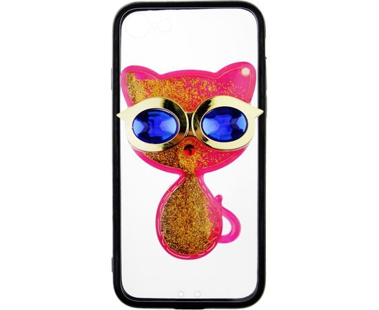 Придбати Чехол-накладка TOTO TPU Case Decorative Stones iPhone 7/8/SE 2020 Cat Pink, image , зображення 2, характеристики, відгуки