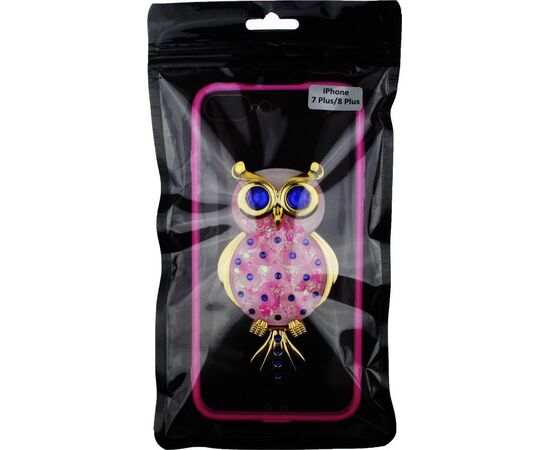 Придбати Чехол-накладка TOTO TPU Case Decorative Stones IPhone 7 Plus/8 Plus Owl Pink, image , характеристики, відгуки