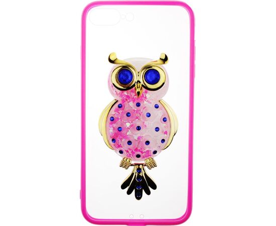 Придбати Чехол-накладка TOTO TPU Case Decorative Stones IPhone 7 Plus/8 Plus Owl Pink, image , зображення 2, характеристики, відгуки