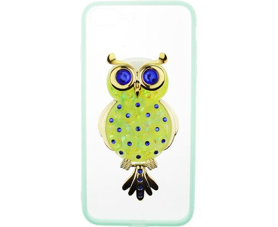 Придбати Чехол-накладка TOTO TPU Case Decorative Stones IPhone 7 Plus/8 Plus Owl Green, image , зображення 2, характеристики, відгуки