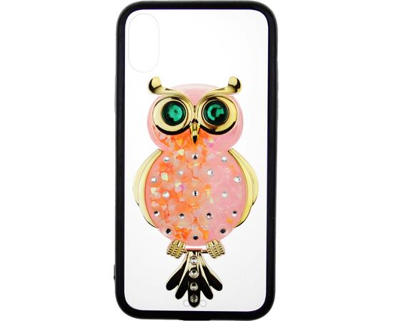 Придбати Чехол-накладка TOTO TPU Case Decorative Stones IPhone X Owl Black, image , зображення 2, характеристики, відгуки