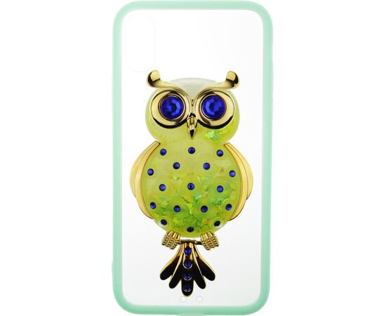 Придбати Чехол-накладка TOTO TPU Case Decorative Stones IPhone X Owl Green, image , зображення 2, характеристики, відгуки