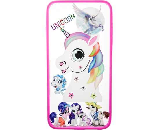 Придбати Чехол-накладка TOTO TPU Сartoon Network Case IPhone 6 Plus/6S Plus Pink Unicorn, image , зображення 2, характеристики, відгуки