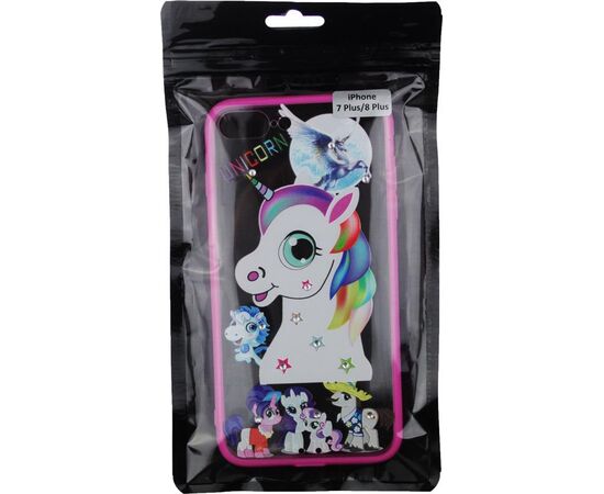 Купить Чехол-накладка TOTO TPU Сartoon Network Case IPhone 7 Plus /8 Plus Pink Unicorn, фото , характеристики, отзывы