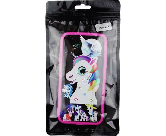 Придбати Чехол-накладка TOTO TPU Сartoon Network Case IPhone X Pink Unicorn, image , характеристики, відгуки