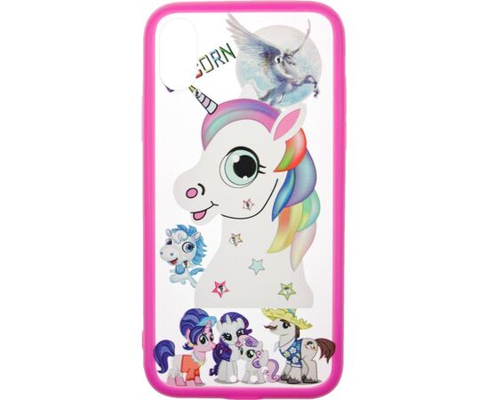 Придбати Чехол-накладка TOTO TPU Сartoon Network Case IPhone X Pink Unicorn, image , зображення 2, характеристики, відгуки