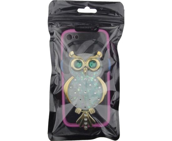 Придбати Чехол-накладка TOTO TPU Stones Case IPhone 5/5S/SE Owl in Headphones Green, image , характеристики, відгуки