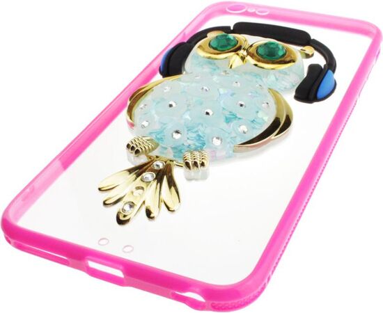 Купить Чехол-накладка TOTO TPU Stones Case IPhone 6 Plus/6S Plus Owl in Headphones Green, фото , изображение 4, характеристики, отзывы