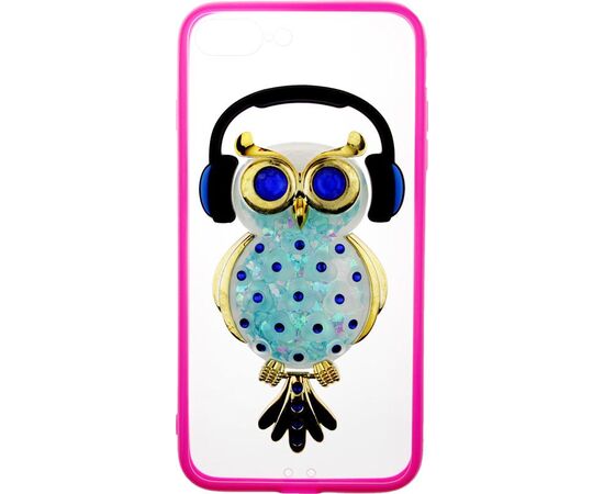 Придбати Чехол-накладка TOTO TPU Stones Case IPhone 7 Plus /8 Plus Owl in Headphones Blue, image , зображення 2, характеристики, відгуки