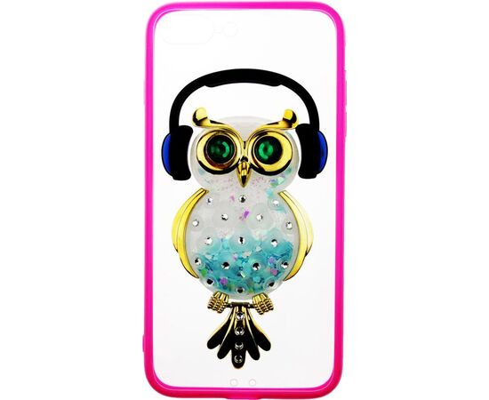 Придбати Чехол-накладка TOTO TPU Stones Case IPhone 7 Plus /8 Plus Owl in Headphones Green, image , зображення 2, характеристики, відгуки