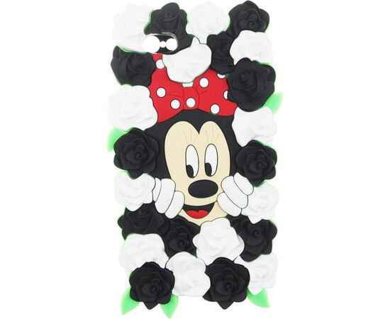 Придбати Чехол-накладка TOTO TPU Fluffy Case IPhone 5/5S/SE Mini Mouse Black, image , зображення 2, характеристики, відгуки