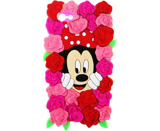 Придбати Чехол-накладка TOTO TPU Fluffy Case IPhone 5/5S/SE Mini Mouse Pink, image , зображення 2, характеристики, відгуки