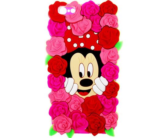 Купить Чехол-накладка TOTO TPU Fluffy Case IPhone 6 Plus/6S Plus Mini Mouse Pink, фото , изображение 2, характеристики, отзывы