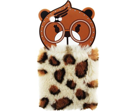 Придбати Чехол-накладка TOTO TPU Fluffy Case IPhone 6 Plus/6S Plus Bear Brown, image , зображення 2, характеристики, відгуки