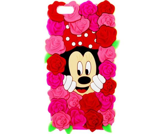 Купить Чехол-накладка TOTO TPU Fluffy Case IPhone 6 Plus/6S Plus Rose Flower Pink, фото , характеристики, отзывы