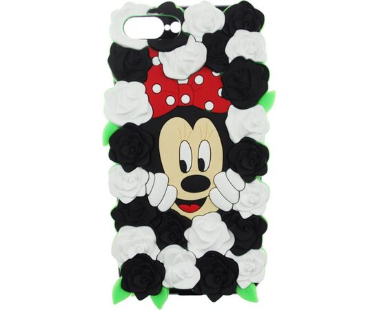 Придбати Чехол-накладка TOTO TPU Fluffy Case IPhone 7 Plus /8 Plus Mini Mouse Black, image , зображення 2, характеристики, відгуки