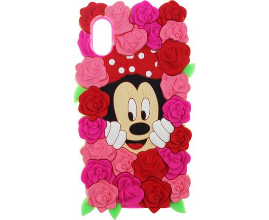 Придбати Чехол-накладка TOTO TPU Fluffy Case IPhone X Mini Mouse Pink, image , зображення 2, характеристики, відгуки