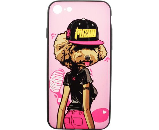 Придбати Чехол-накладка PUZOO TPU Case with UV Printing Hip Hop iPhone 7/8/SE 2020 DJ Teddy Pink, image , зображення 2, характеристики, відгуки