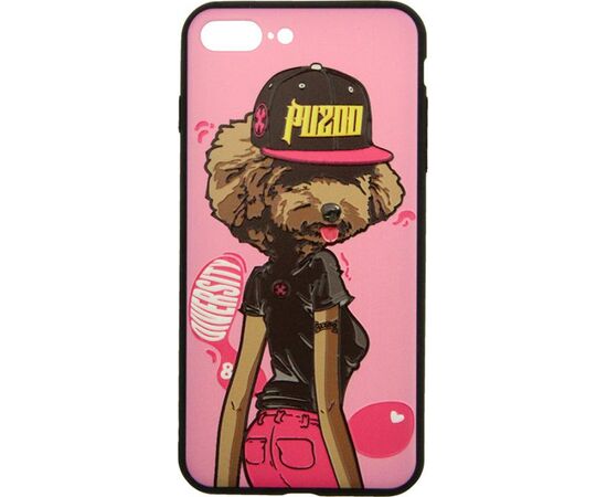 Купить Чехол-накладка PUZOO TPU Case with UV Printing Hip Hop iPhone 7 Plus /8 Plus DJ Teddy Pink, фото , изображение 5, характеристики, отзывы