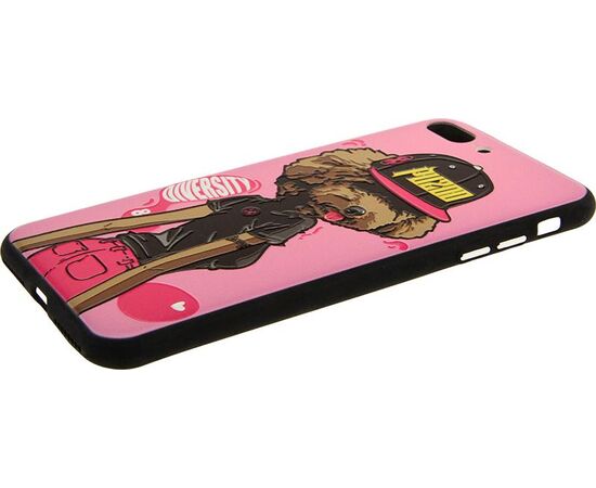 Купить Чехол-накладка PUZOO TPU Case with UV Printing Hip Hop iPhone 7 Plus /8 Plus DJ Teddy Pink, фото , изображение 8, характеристики, отзывы