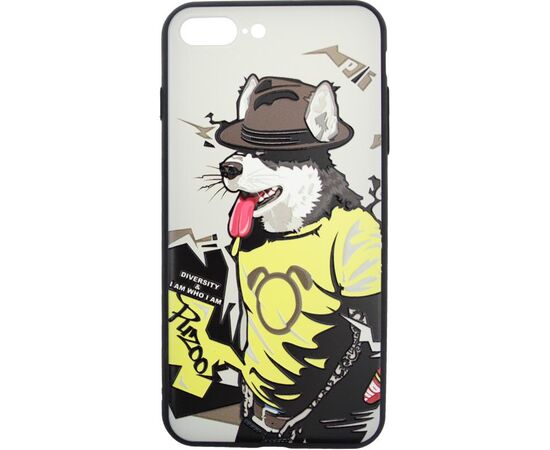 Купить Чехол-накладка PUZOO TPU Case with UV Printing Hip Hop iPhone 7 Plus /8 Plus RAP Alaskan Grey, фото , характеристики, отзывы