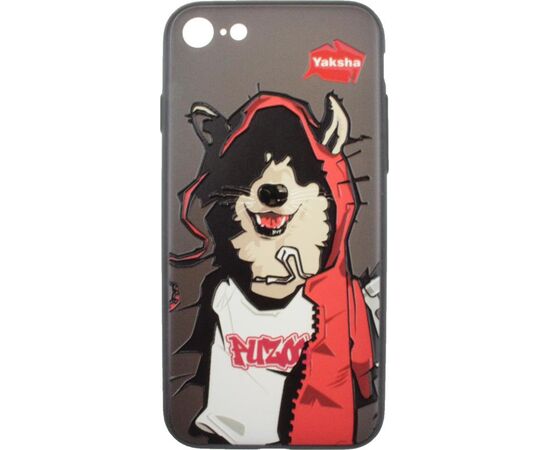 Купить Чехол-накладка PUZOO TPU Case with UV Printing Hip Hop iPhone 7/8/SE 2020 MC Husky Black, фото , изображение 2, характеристики, отзывы