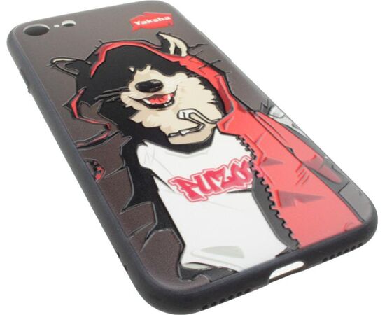 Купить Чехол-накладка PUZOO TPU Case with UV Printing Hip Hop iPhone 7/8/SE 2020 MC Husky Black, фото , изображение 3, характеристики, отзывы