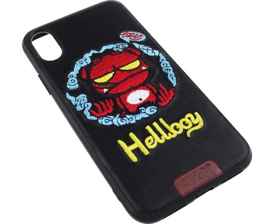 Купить Чехол-накладка PUZOO TPU+TPU with stitchwork craft Star show iPhone X Black Hellboy, фото , изображение 3, характеристики, отзывы