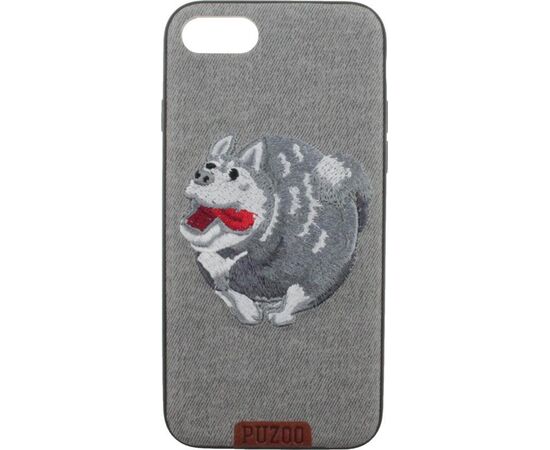 Купить Чехол-накладка PUZOO TPU+TPU with stitchwork craft Ballon Dog iPhone 7/8/SE 2020 Gray, фото , изображение 2, характеристики, отзывы