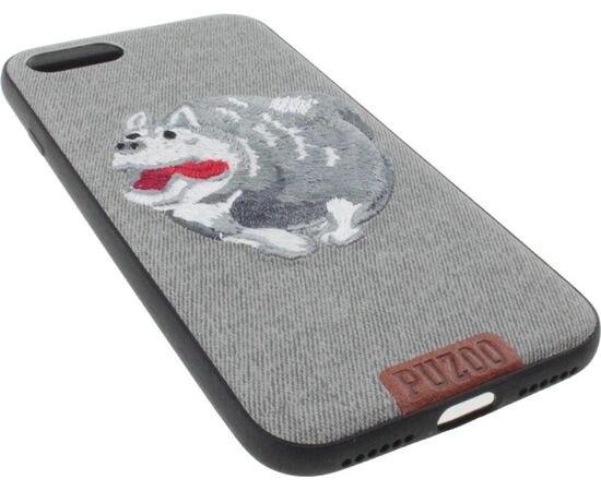 Купить Чехол-накладка PUZOO TPU+TPU with stitchwork craft Ballon Dog iPhone 7/8/SE 2020 Gray, фото , изображение 3, характеристики, отзывы