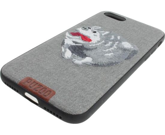 Купить Чехол-накладка PUZOO TPU+TPU with stitchwork craft Ballon Dog iPhone 7/8/SE 2020 Gray, фото , изображение 4, характеристики, отзывы