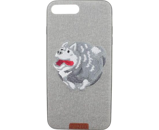 Придбати Чехол-накладка PUZOO TPU+TPU with stitchwork craft Ballon Dog iPhone 7 Plus/8 Plus Gray, image , зображення 2, характеристики, відгуки