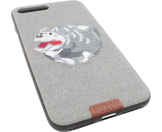 Придбати Чехол-накладка PUZOO TPU+TPU with stitchwork craft Ballon Dog iPhone 7 Plus/8 Plus Gray, image , зображення 4, характеристики, відгуки