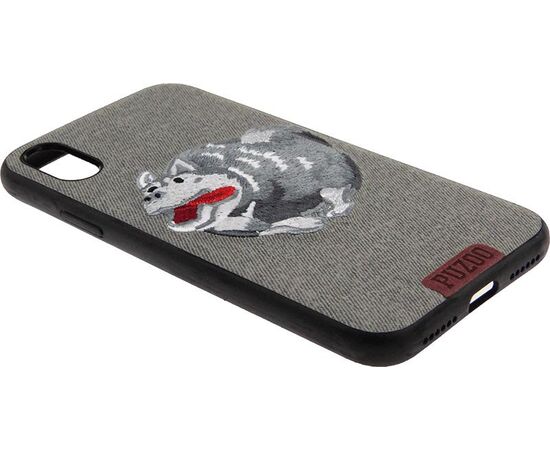 Купить Чехол-накладка PUZOO TPU+TPU with stitchwork craft Ballon Dog iPhone X Grey, фото , изображение 5, характеристики, отзывы