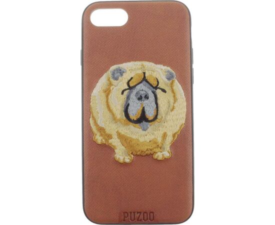 Купить Чехол-накладка PUZOO TPU+TPU with stitchwork craft Ballon Dog iPhone 7/8/SE 2020 Brown, фото , изображение 2, характеристики, отзывы