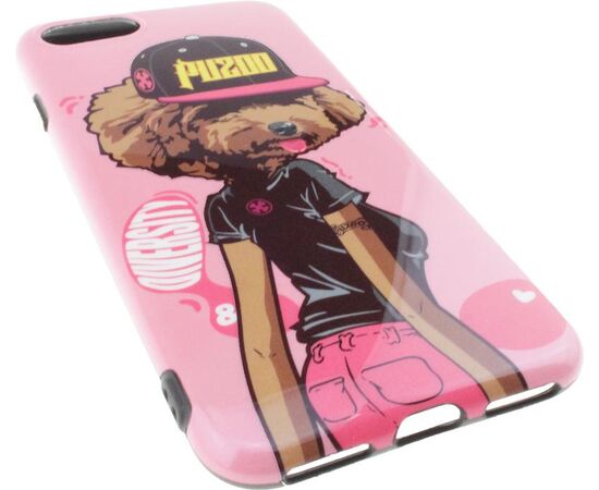 Придбати Чехол-накладка PUZOO TPU Glossy Surface IMD Hip Hop iPhone 7/8/SE 2020 DJ Teddy Pink, image , зображення 4, характеристики, відгуки