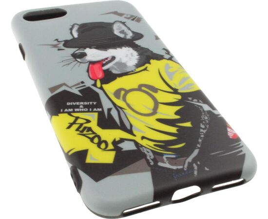 Придбати Чехол-накладка PUZOO TPU Glossy Surface IMD Hip Hop iPhone 7/8/SE 2020 RAP Alaskan Grey, image , зображення 3, характеристики, відгуки