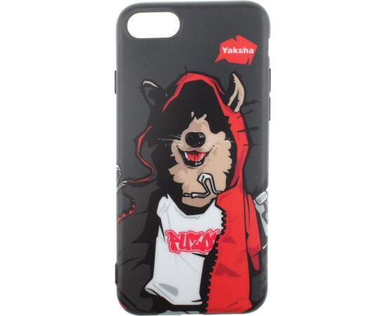 Придбати Чехол-накладка PUZOO TPU Glossy Surface IMD Hip Hop iPhone 7/8/SE 2020 MC Husky Black, image , характеристики, відгуки