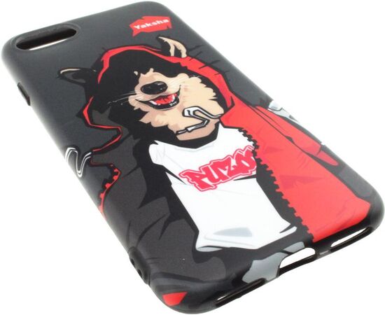 Придбати Чехол-накладка PUZOO TPU Glossy Surface IMD Hip Hop iPhone 7/8/SE 2020 MC Husky Black, image , зображення 2, характеристики, відгуки