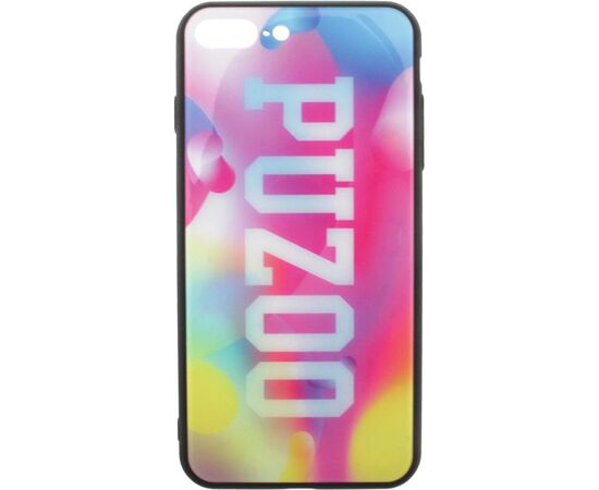 Купить Чехол-накладка PUZOO Glass Printing with TPU Visions iPhone 7 Plus /8 Plus Pink, фото , изображение 2, характеристики, отзывы