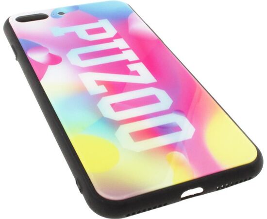 Купить Чехол-накладка PUZOO Glass Printing with TPU Visions iPhone 7 Plus /8 Plus Pink, фото , изображение 3, характеристики, отзывы