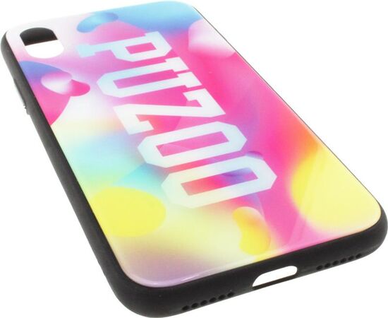 Придбати Чехол-накладка PUZOO Glass Printing with TPU Visions iPhone X Pink, image , зображення 4, характеристики, відгуки