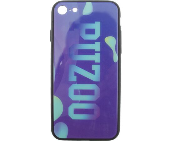 Придбати Чехол-накладка PUZOO Glass Printing with TPU Visions iPhone 7/8/SE 2020 Purple, image , зображення 2, характеристики, відгуки