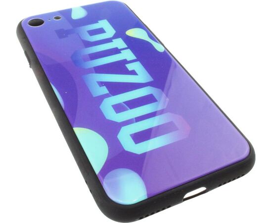 Придбати Чехол-накладка PUZOO Glass Printing with TPU Visions iPhone 7/8/SE 2020 Purple, image , зображення 3, характеристики, відгуки