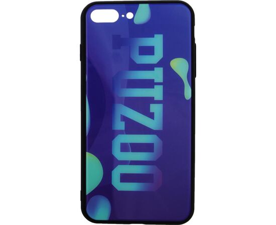 Придбати Чехол-накладка PUZOO Glass Printing with TPU Visions iPhone 7 Plus /8 Plus Purple, image , характеристики, відгуки