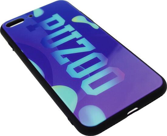 Придбати Чехол-накладка PUZOO Glass Printing with TPU Visions iPhone 7 Plus /8 Plus Purple, image , зображення 2, характеристики, відгуки