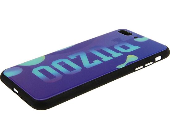 Придбати Чехол-накладка PUZOO Glass Printing with TPU Visions iPhone 7 Plus /8 Plus Purple, image , зображення 6, характеристики, відгуки