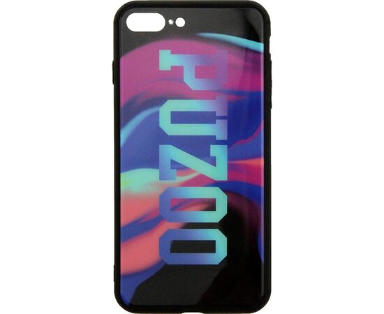 Купить Чехол-накладка PUZOO Glass Printing with TPU Visions iPhone 7 Plus /8 Plus Black, фото , изображение 4, характеристики, отзывы