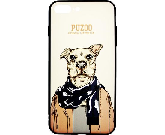 Купить Чехол-накладка PUZOO Artdog Phone  iPhone 7 Plus/8 Plus Brown Aboo, фото , изображение 2, характеристики, отзывы